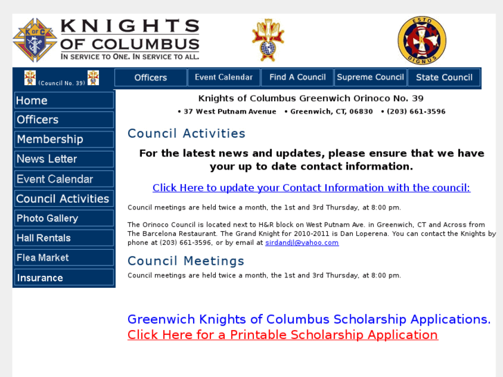 www.knightsofgreenwich.com