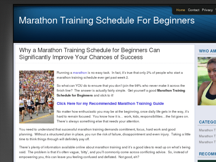 www.marathontrainingscheduleforbeginners.com