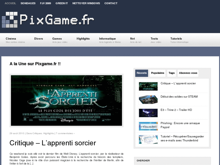 www.pixgame.fr