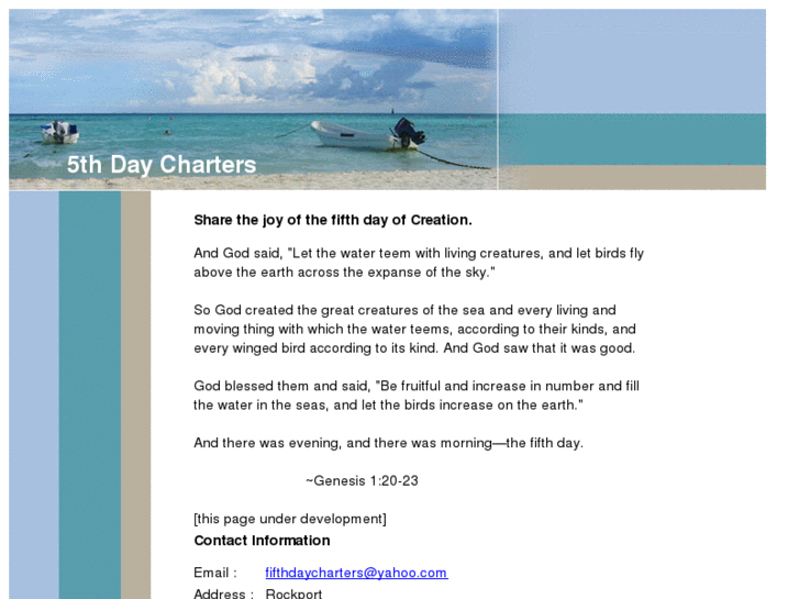 www.5thdaycharters.com