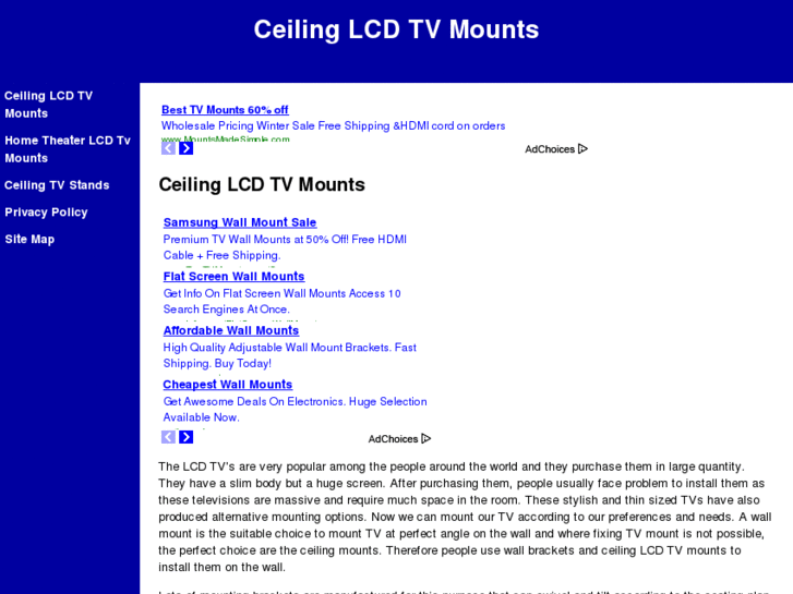 www.celinglcdtvmounts.com