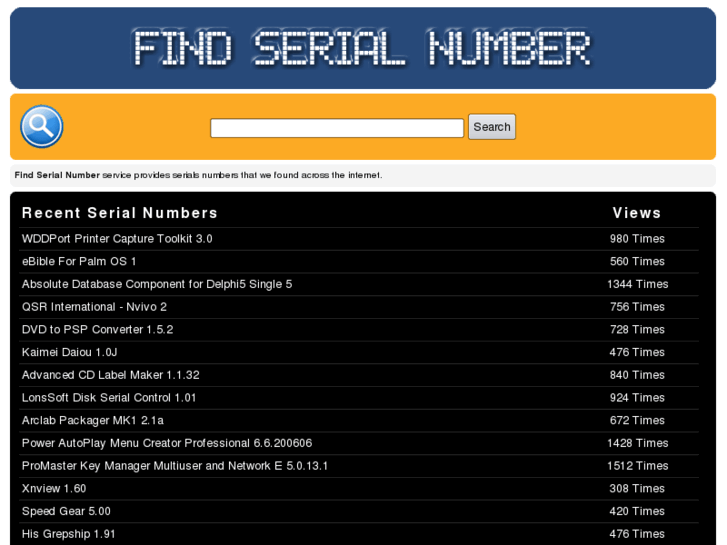 www.findserialnumber.com