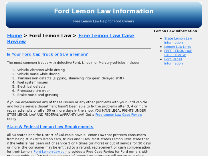 www.ford-lemon-law.com