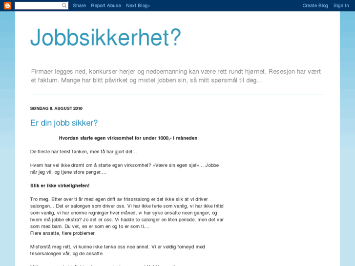 www.jobbsikkerhet.info