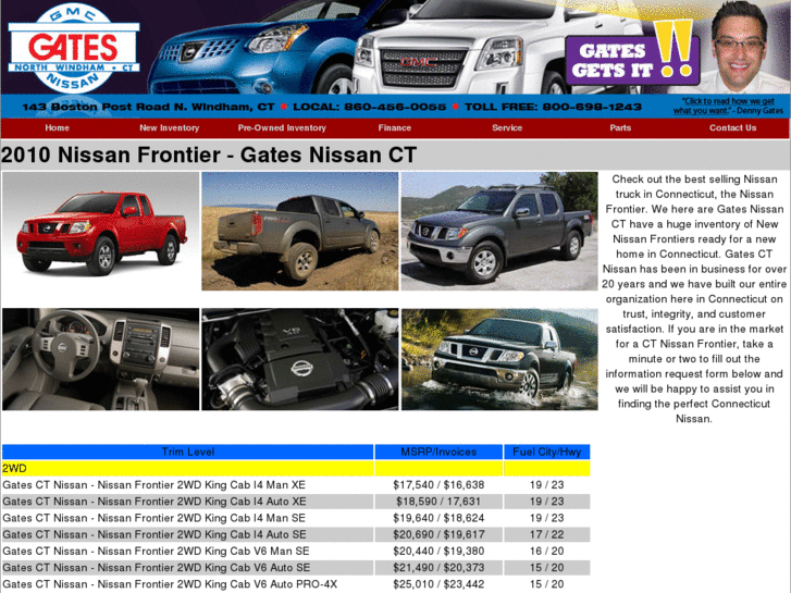 www.nissanfrontierct.com