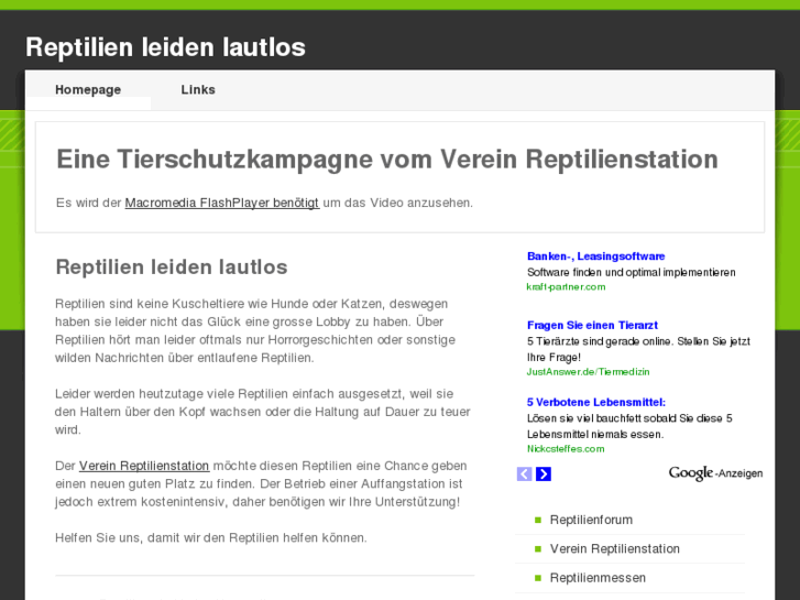 www.reptilien-leiden-lautlos.com