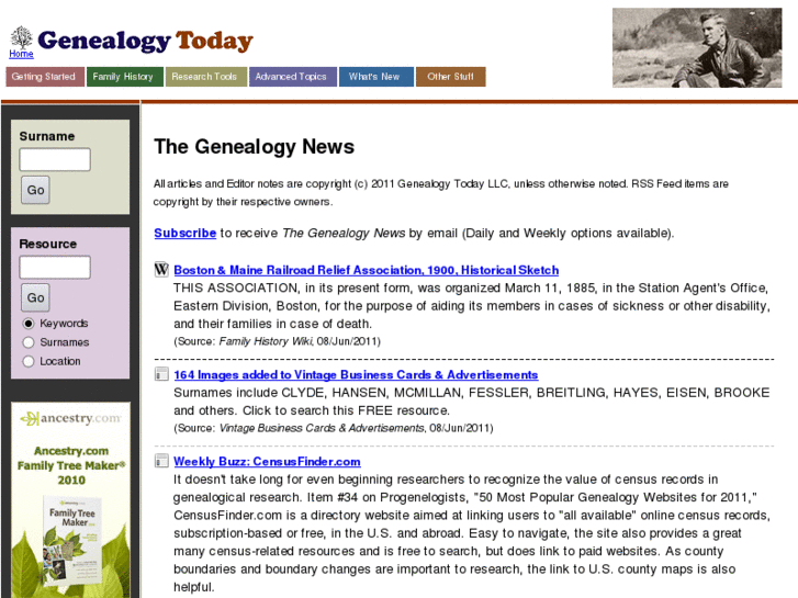 www.thegenealogynews.com