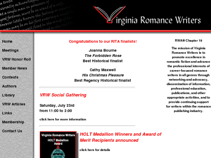 www.virginiaromancewriters.com