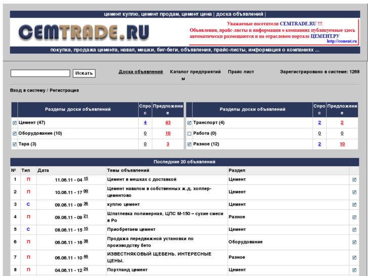 www.cemtrade.ru