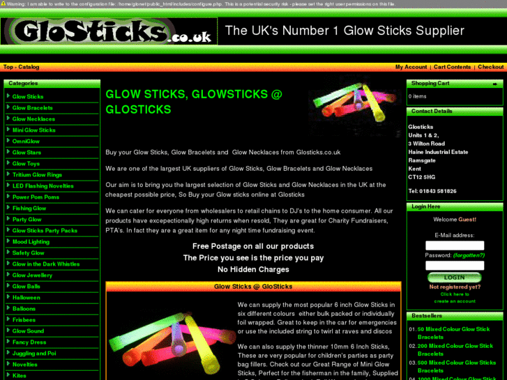 www.glosticks.net