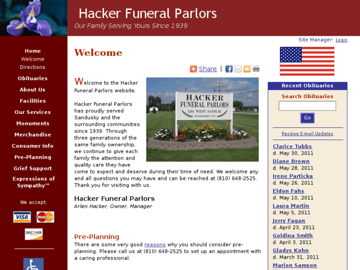 www.hackerfuneralparlors.com
