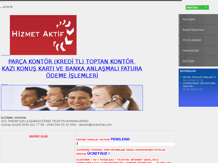 www.hizmetaktif.com