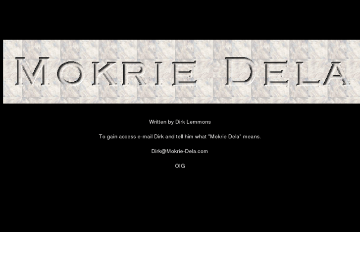 www.mokrie-dela.com