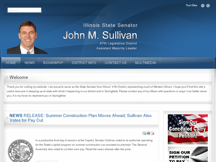 www.senatorjohnsullivan.com