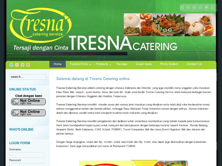 www.tresnacatering.com