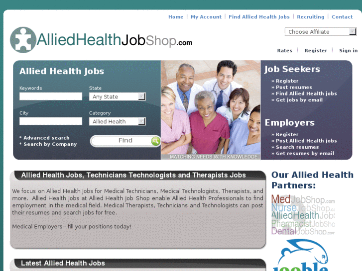 www.alliedhealthjobshop.com