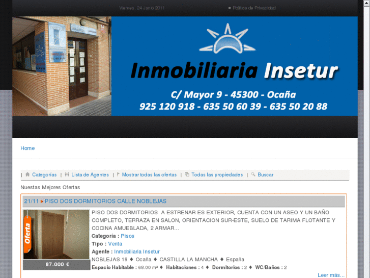 www.inmobiliariainsetur.com