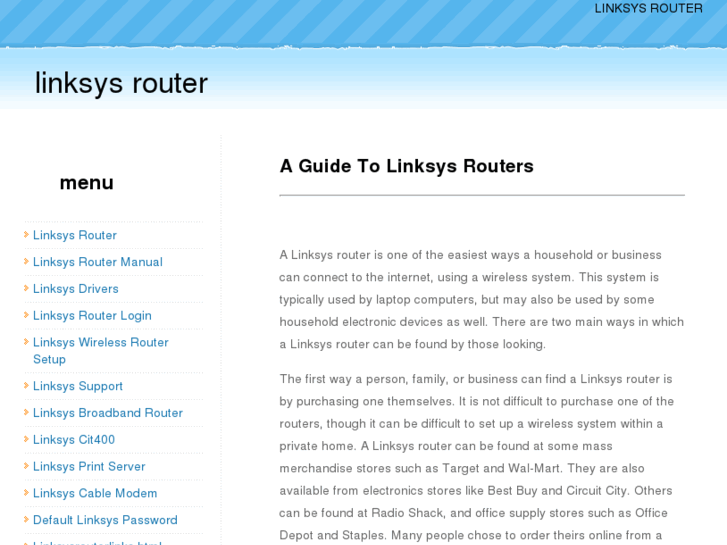 www.linksys-router-advisor.com