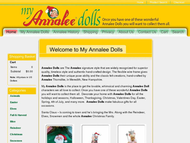 www.myannaleedolls.com