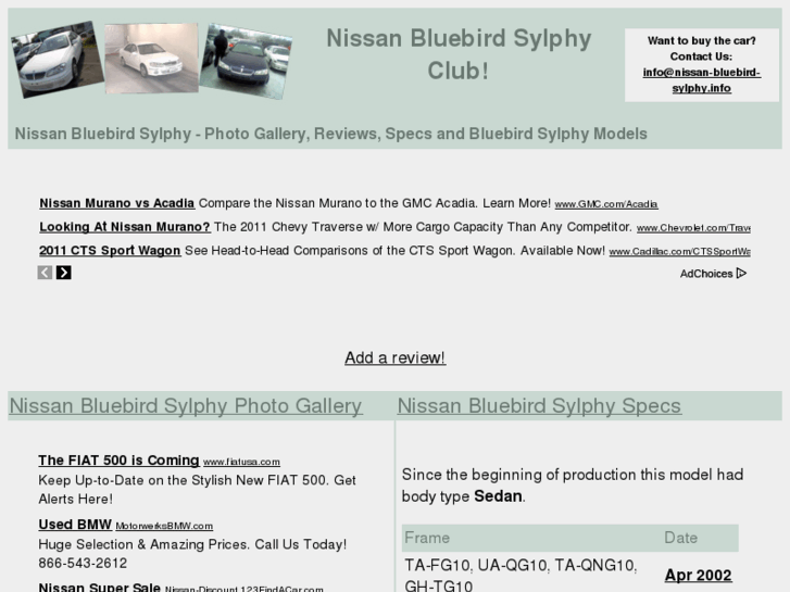 www.nissan-bluebird-sylphy.info