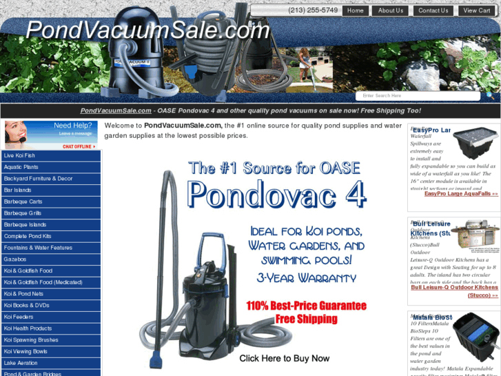 www.pondvacuumsale.com