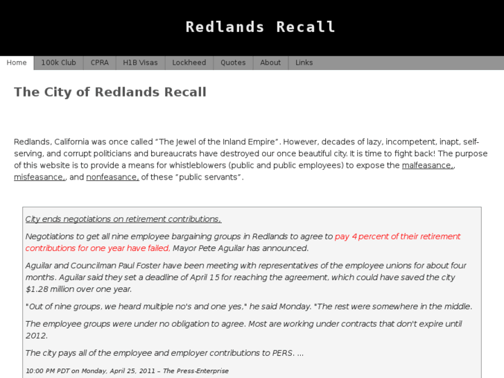 www.redlandsrecall.com