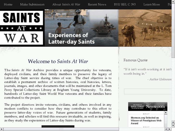 www.saintsatwar.org