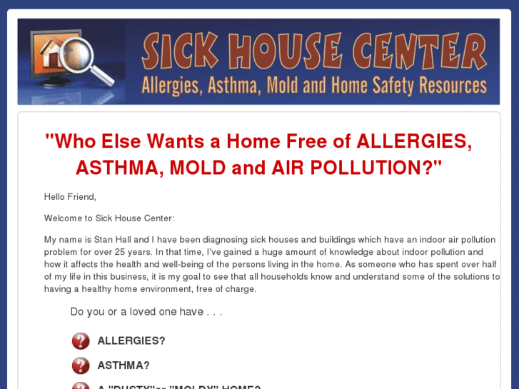 www.sickhousecenter.com