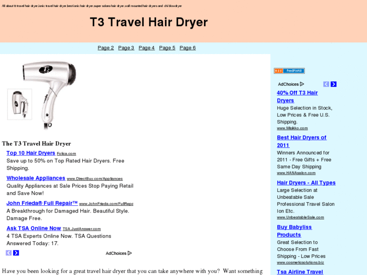 www.t3travelhairdryer.com