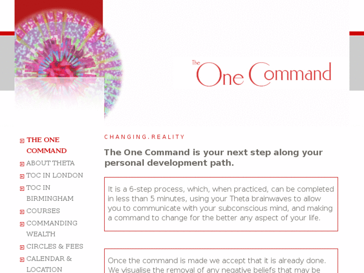 www.theonecommand.info