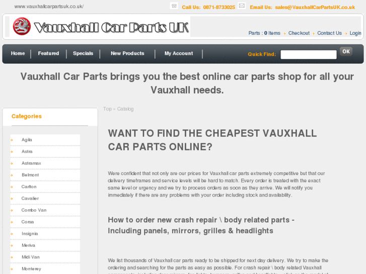 www.vauxhallcarpartsuk.co.uk