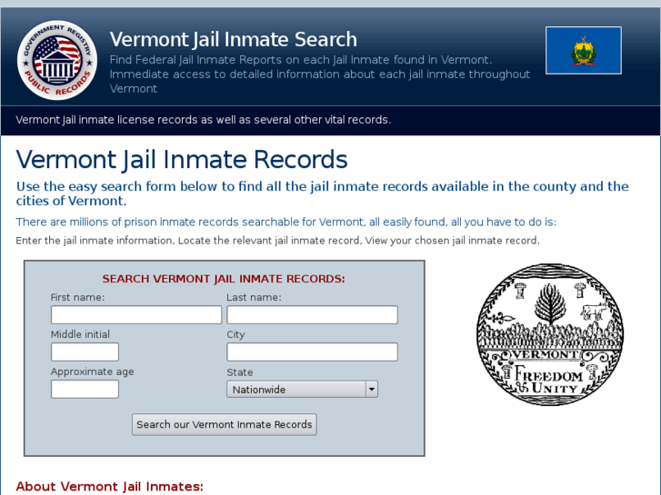 www.vermontprisoninmates.org