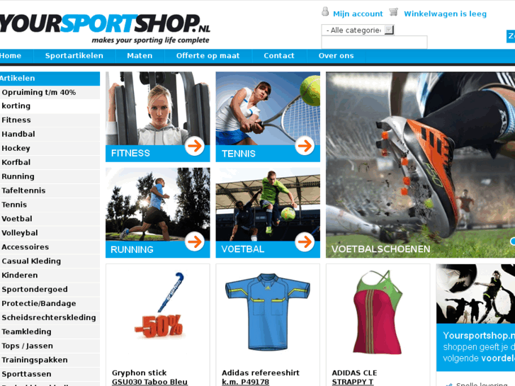 www.yoursportshop.nl