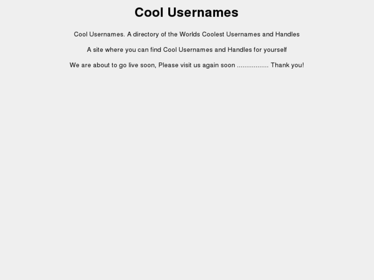 www.coolusernames.org