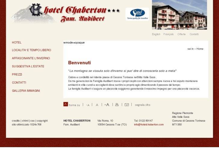 www.hotelchaberton.com