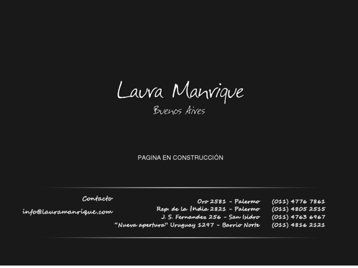 www.lauramanrique.com