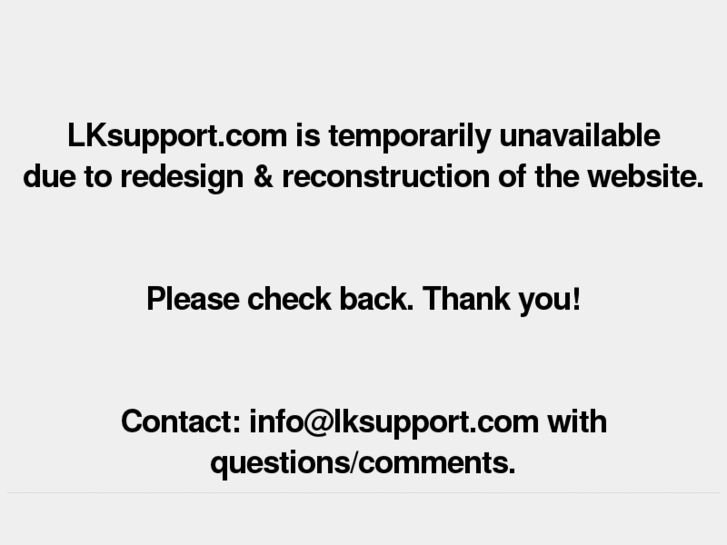 www.lksupport.com