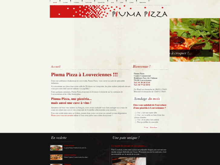 www.piuma-pizza.com