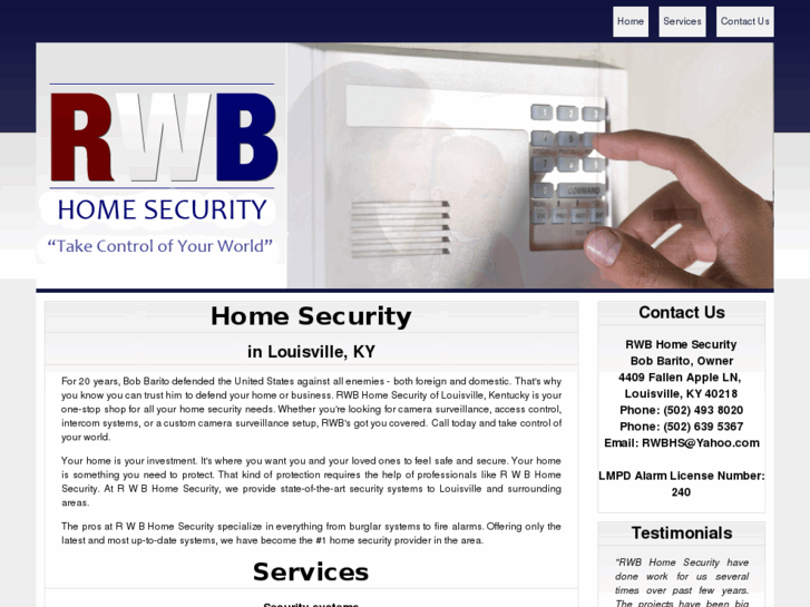 www.rwbhomesecurity.com