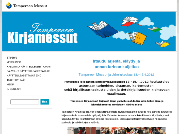 www.tampereenkirjamessut.fi