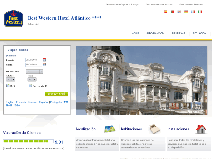 www.bestwesternhotelatlantico.com