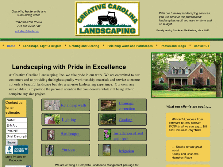 www.creativecarolinalandscaping.com