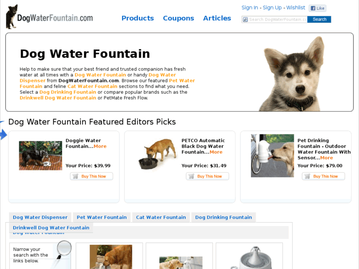 www.dogwaterfountain.com