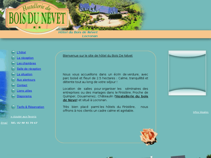 www.hostellerie-bois-nevet.com