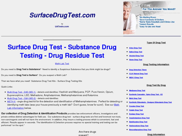 www.surface-drug-test.com