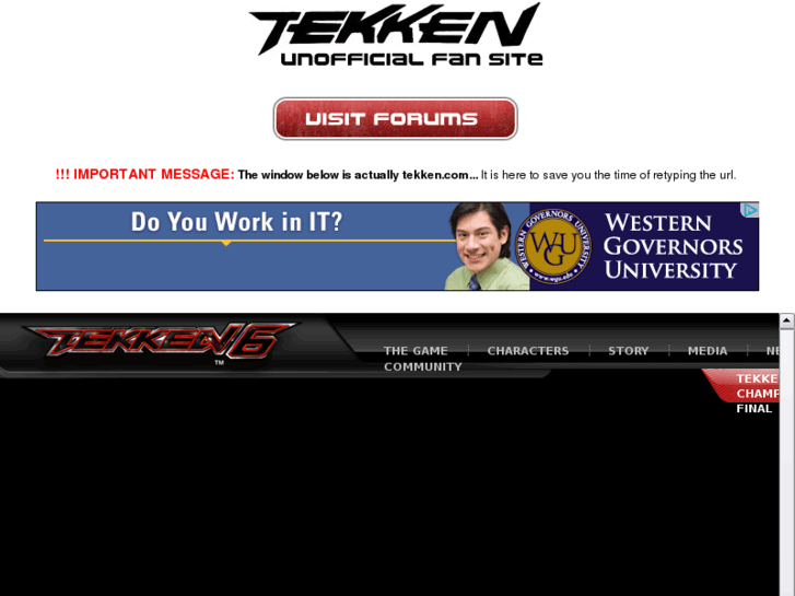 www.tekkenvsstreetfighter.com