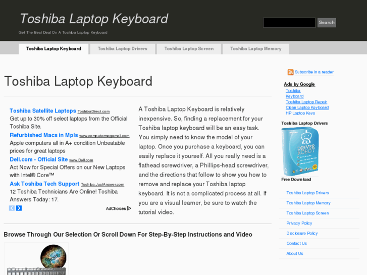 www.toshibalaptopkeyboard.com