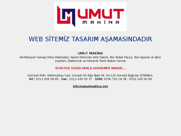 www.umutmakina.net