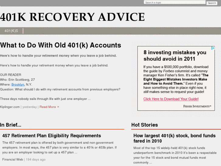 www.401krecoveryadvice.com