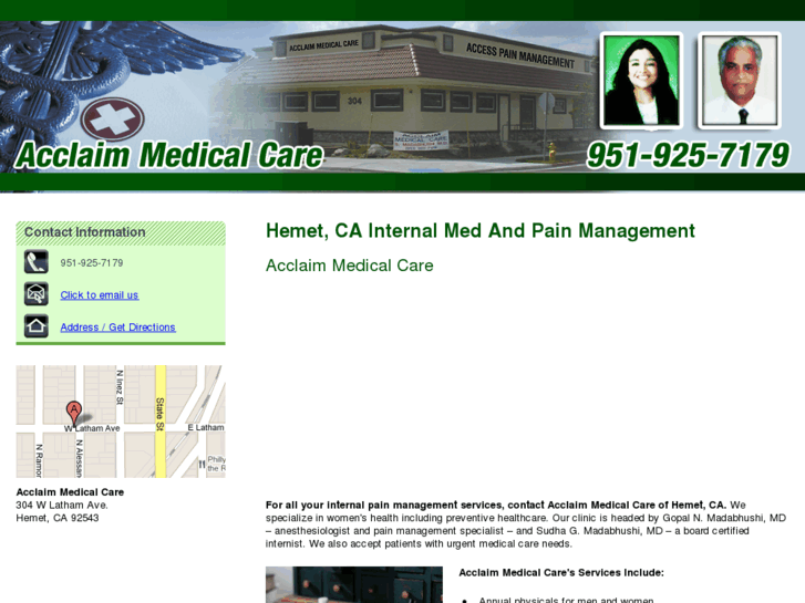 www.acclaimmedicalcare.com